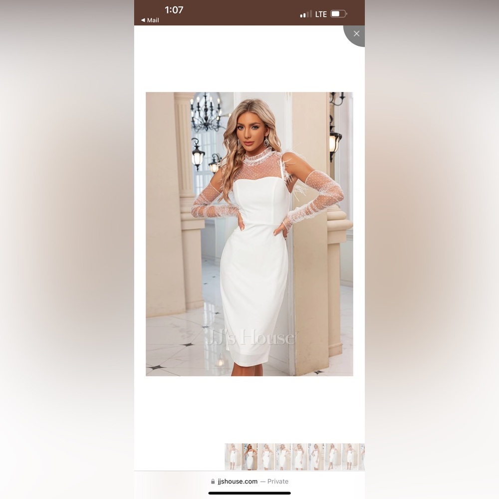 JJ’s house white dress